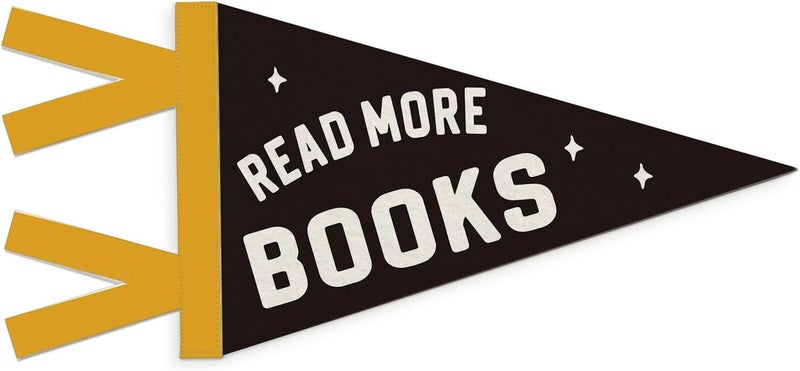 SJDFCSA Reading Room Decor, Read More Books Wall Hanging Pennant Flag Banner, Trendy Classroom Wall Decorations for Kids Boys Girls Toddler Nursery Room Bedroom Playroom Reading Corner Nook Decor - Image 1